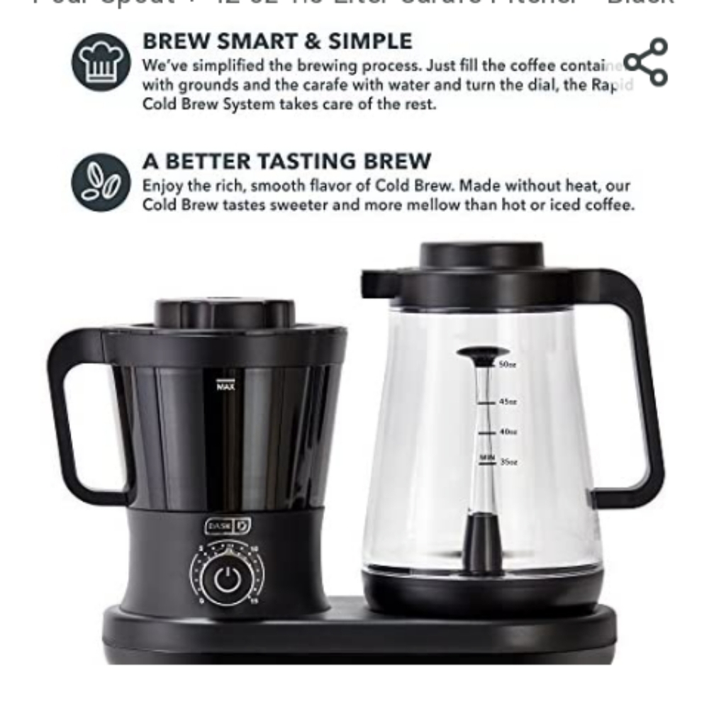 Dash iced coffee maker new